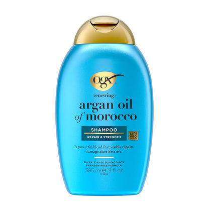 OGX_Renewing_+_Argan_Oil_of_Morocco_Shampoo,_Damage_Repairing_Shampoo_&_Argan_Oil_to_Help_Strengthen_&_Repair_Dry,_Damaged_Hair,_Paraben-Free,_Sulfate-Free_Surfactants,_13_fl._Oz