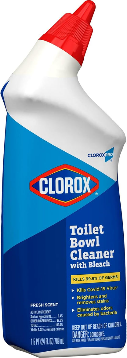 CloroxPro_Commercial_Solutions,_Clorox_Manual_Toilet_Bowl_Cleaner_with_Bleach,_Automatic_Toilet_Cleaner,_Fresh_Scent,_24_Ounces_(Pack_of_12)_-_00031