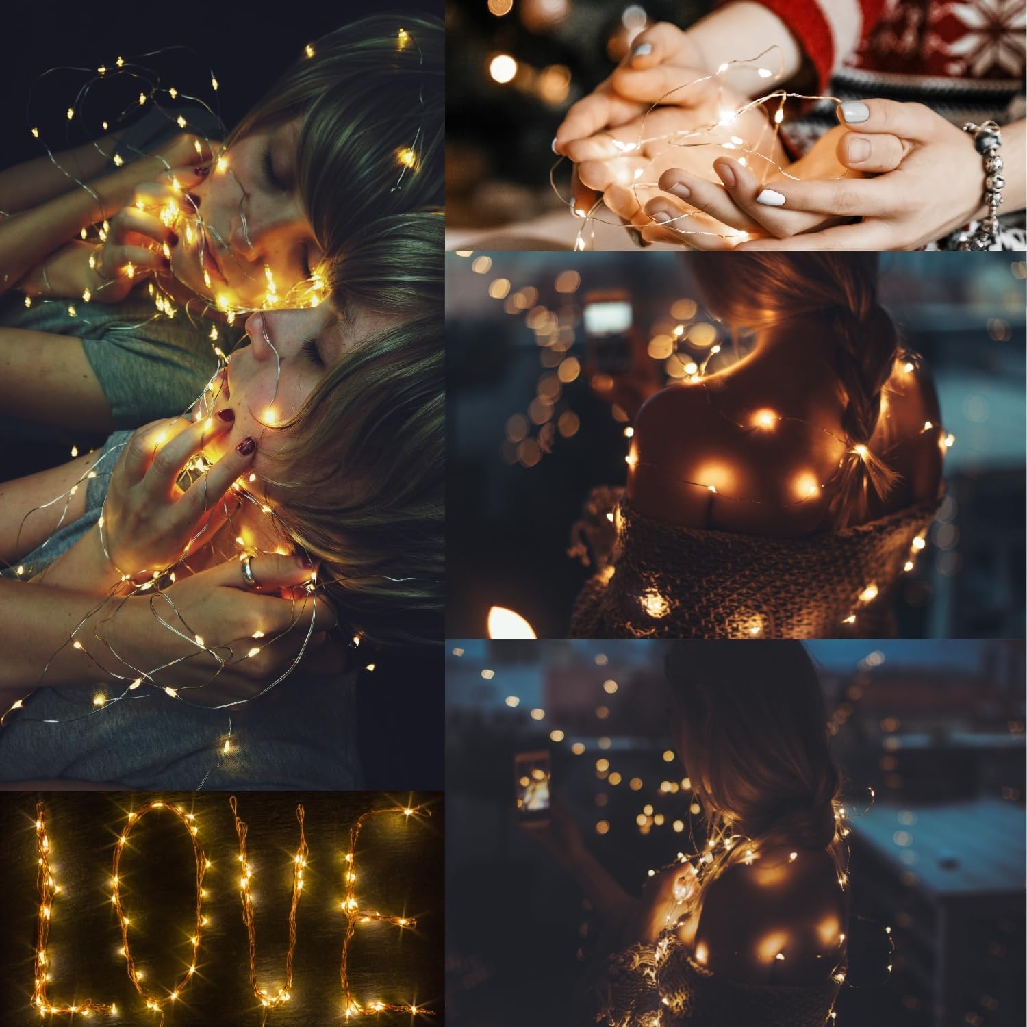 CYLAPEX_6_Pack_Warm_White_Fairy_Lights_String_Battery_Operated_Fairy_Lights_Firefly_Lights_LED_Starry_String_Lights_7ft_20_LEDs_Silvery_Copper_Wire_for_Christmas_DIY_Decoration_Costume_Wedding_Party