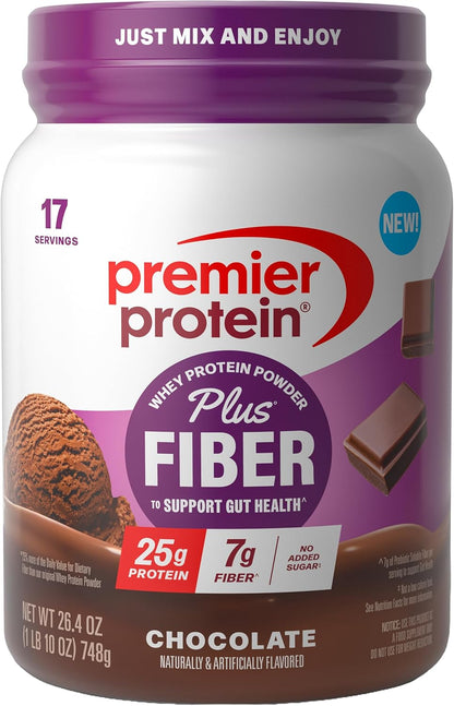 Premier_Protein_Powder_Plus_Fiber,_Chocolate,_25g_Protein,_7g_Fiber_to_Support_Gut_Health,_No_Added_Sugar_(17_Servings)