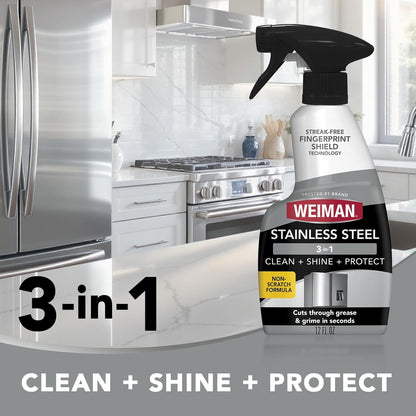 Weiman_Stainless_Steel_Cleaner_&_Polish,_2_Pack,_Anti_Fingerprint_Spray_Stainless_Steel_Cloth,_Water_Spots_&_Grease,_No_Streaks_or_Residue,_Safe_for_Metal_Polish,_Chrome,_Appliances,_Sinks_&_Grills