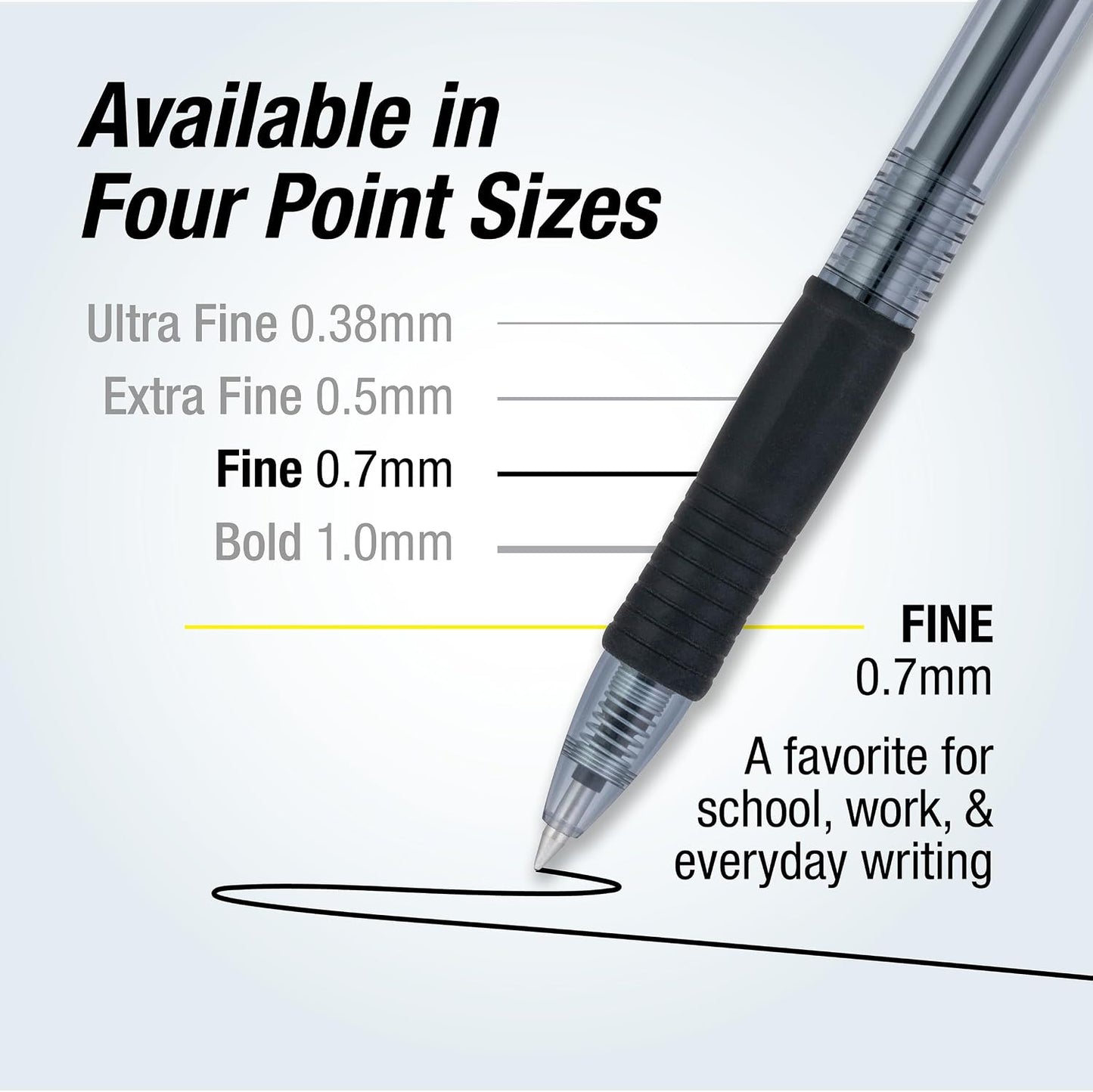 PILOT_G2_Retractable_Premium_Gel_Ink_Roller_Ball_Pens_Fine_Point_Black_Ink_Dozen_Box_(31020)