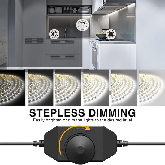Onforu_LED_Light_Strip,16.4ft/32.8FT_Dimmable_LED_Tape_Light,_6000K_Daylight_White/Warm_White_Strip_Lighting,_300_LEDs_Flexible_Vanity_Mirror_Light,_5M_12V_Ribbon_Rope_Light_for_Bedroom,_Under_Cabinet,Kitchen,Christams