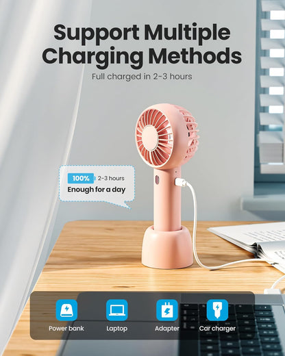 Gaiatop_Mini_Portable_Fan,_Small_and_Powerful,_Cute_Design_3_Speed_Personal_Handheld_fan_and_Desktop_with_Base,_Lightweight_USB_Rechargeable_for_Travel_Lash_Makeup_Girl_Women_Summer_Gift_Pink