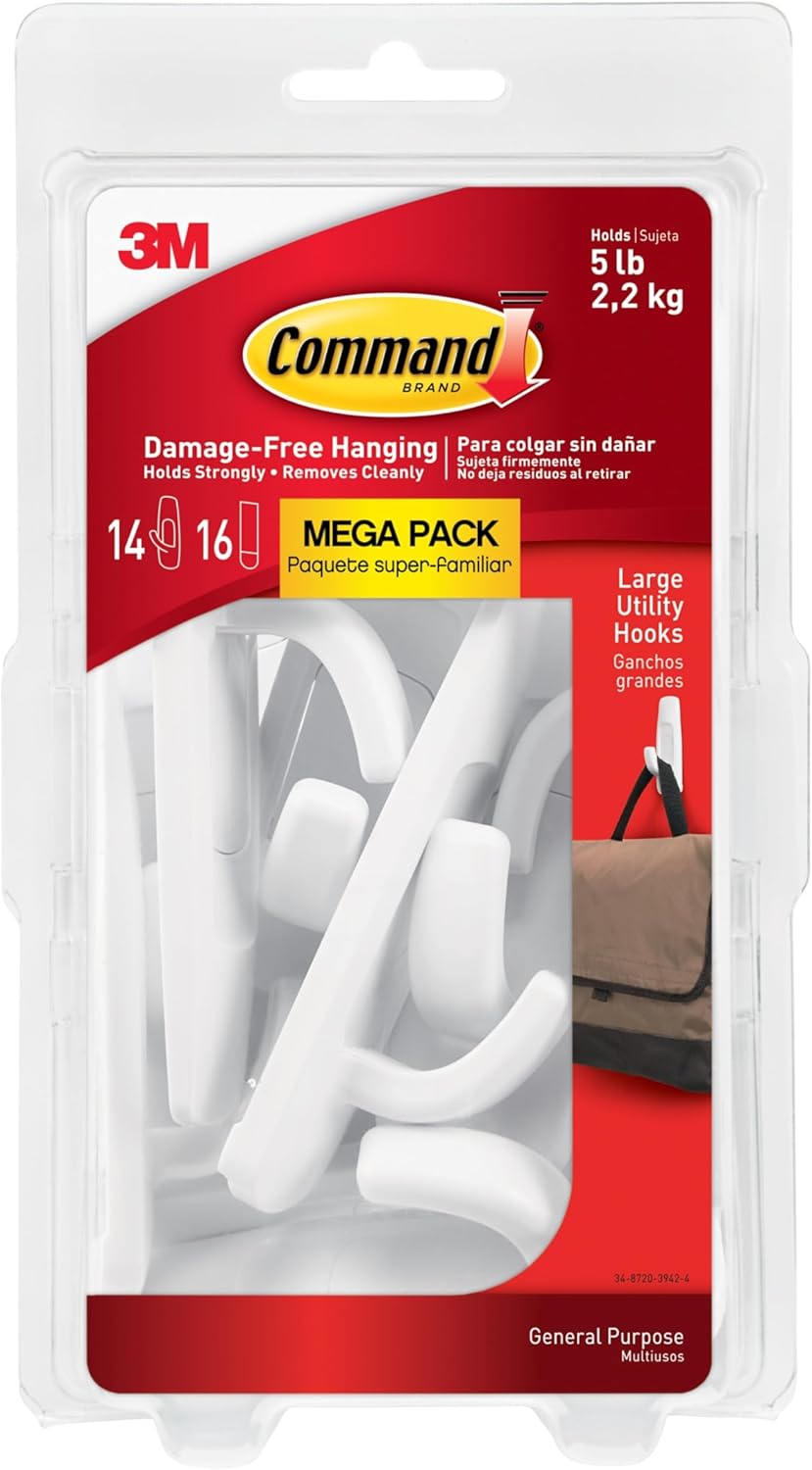 Command_5_lb_Large_Utility_Hooks,_14_Hooks_and_16_Strips,_Damage-Free_Hanging_Wall_Hook_with_Adhesive_Strips,_No_Tools_Required,_Great_for_Home_Kitchen_Office_Organization
