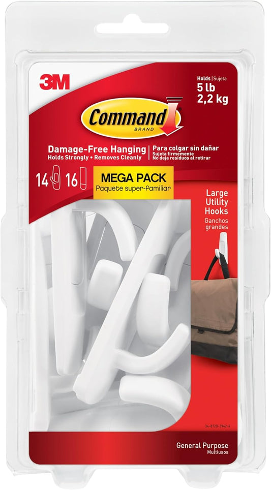 Command_5_lb_Large_Utility_Hooks,_14_Hooks_and_16_Strips,_Damage-Free_Hanging_Wall_Hook_with_Adhesive_Strips,_No_Tools_Required,_Great_for_Home_Kitchen_Office_Organization