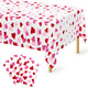 Pink Red Heart - 4pcs 54x108 in