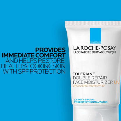 La_Roche-Posay_Toleriane_Double_Repair_UV_SPF_Moisturizer_for_Face,_Daily_Facial_Moisturizer_with_Sunscreen_SPF_30,_Niacinamide_and_Glycerin,_Oil_Free,_Moisturizing_Sun_Protection