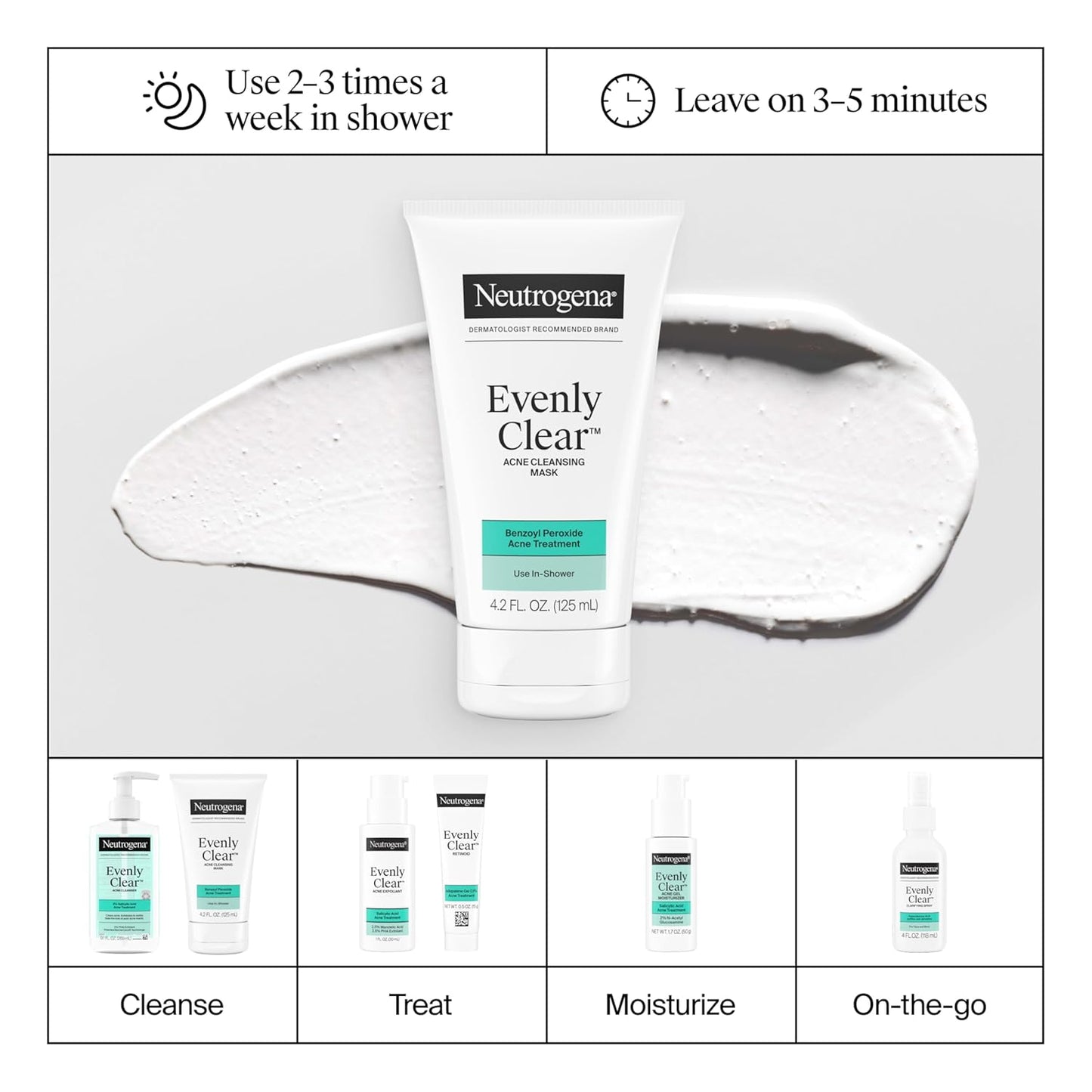 Neutrogena_Evenly_Clear_Acne_Cleansing_Face_Mask_with_3.5%_Benzoyl_Peroxide_Treats_Breakouts_&_Bentonite_Clay,_Purifying_Clay_Mask_Absorbs_Oil_to_Visibly_Improve_the_look_of_Skin,_4.2_fl._oz