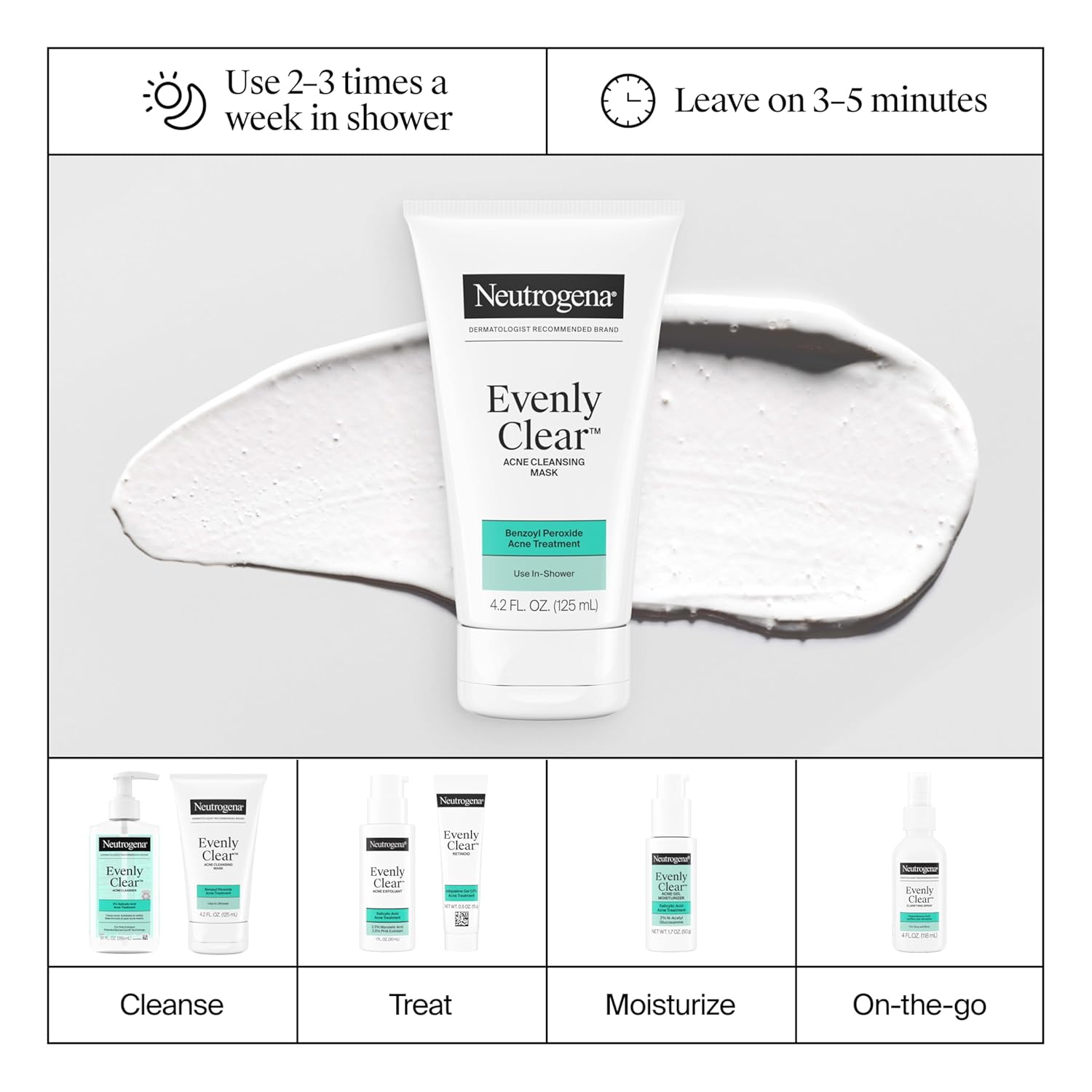 Neutrogena_Evenly_Clear_Acne_Cleansing_Face_Mask_with_3.5%_Benzoyl_Peroxide_Treats_Breakouts_&_Bentonite_Clay,_Purifying_Clay_Mask_Absorbs_Oil_to_Visibly_Improve_the_look_of_Skin,_4.2_fl._oz