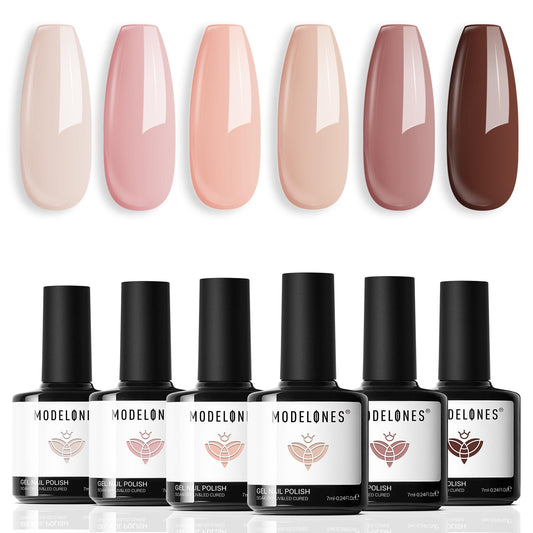 modelones_Gel_Nail_Polish_Kit_-6_Colors_Nude_Pink_Milky_White_Spring_Gel_Polish_Set_Skin_Tones_Neutral_Brown_Soak_Off_Gel_Nail_Kit_Manicure_DIY_Nail_Art_Salon_Home_Gift