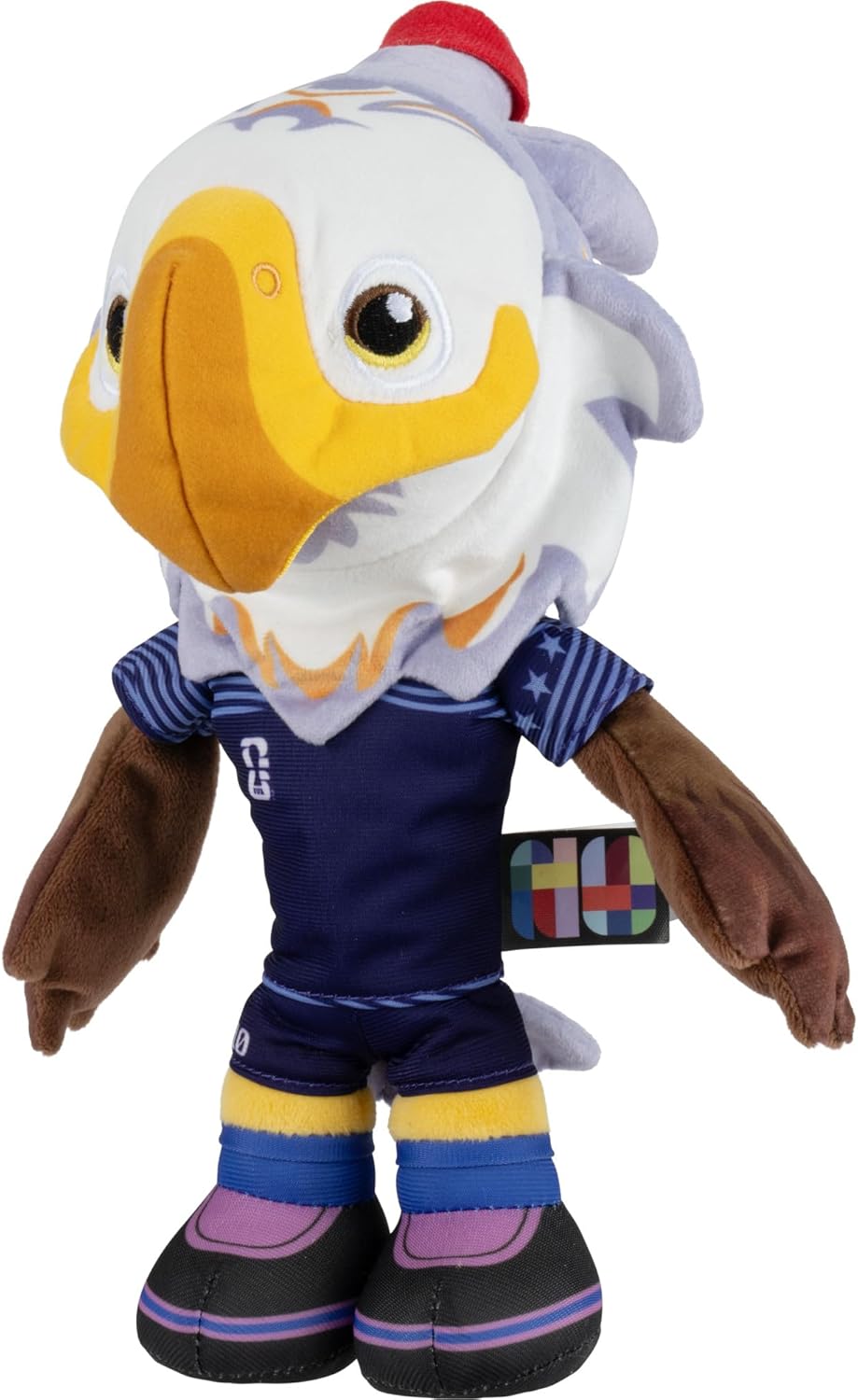 Jazwares_FIFA®_World_Cup_2026_USA_8-Inch_Plush_-_Official_Clutch™_Bald_Eagle_Mascot_with_Blue_Uniform,_Soft_Collectible_Toy_for_Fans_-_Ages_3+