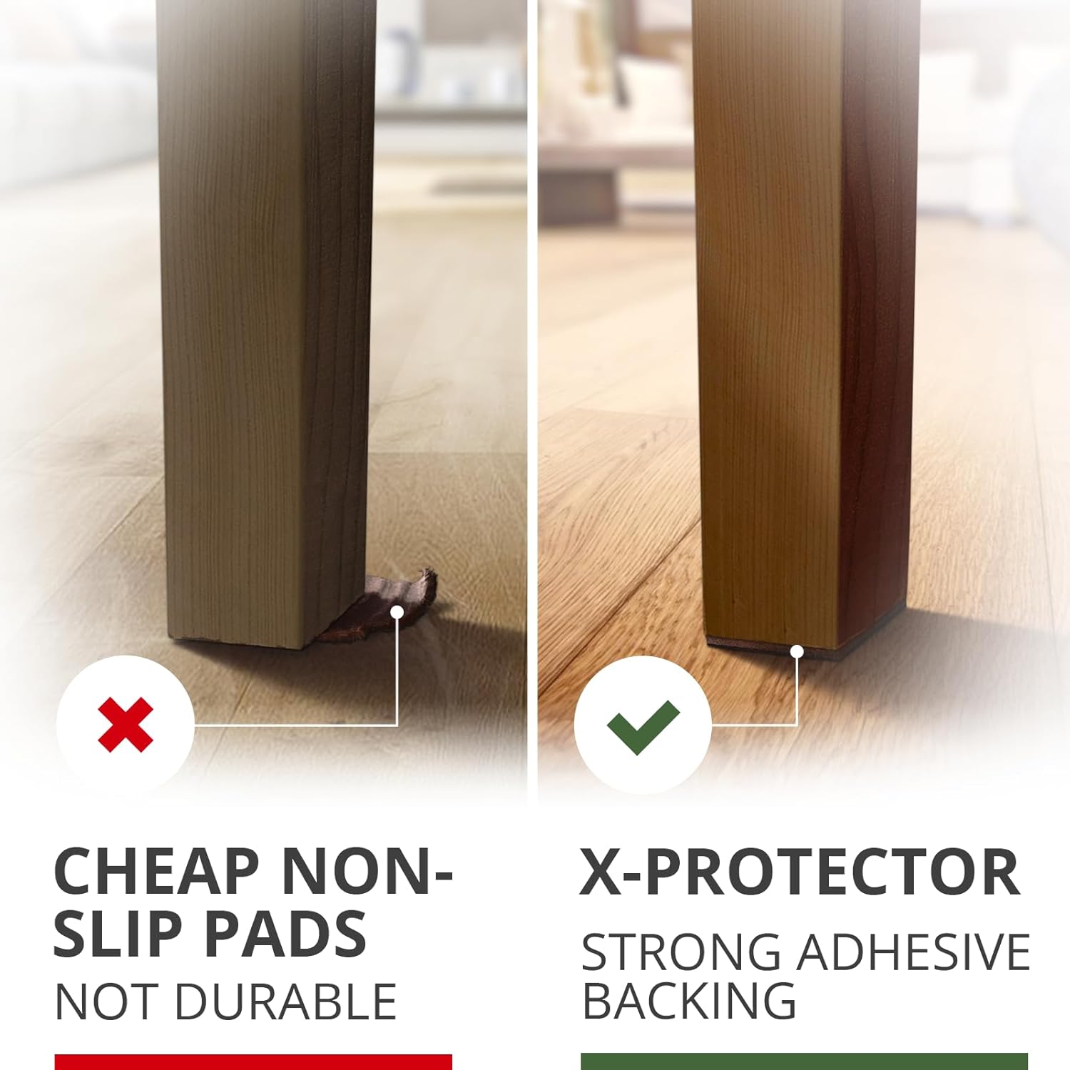 X-PROTECTOR_Non_Slip_Furniture_Pads_–_12_Premium_Furniture_Grippers_3"!_Best_SelfAdhesive_Rubber_Feet_Furniture_Feet_–_Ideal_Non_Skid_Furniture_Pad_Floor_Protectors_–_Keep_Furniture_in_Place!