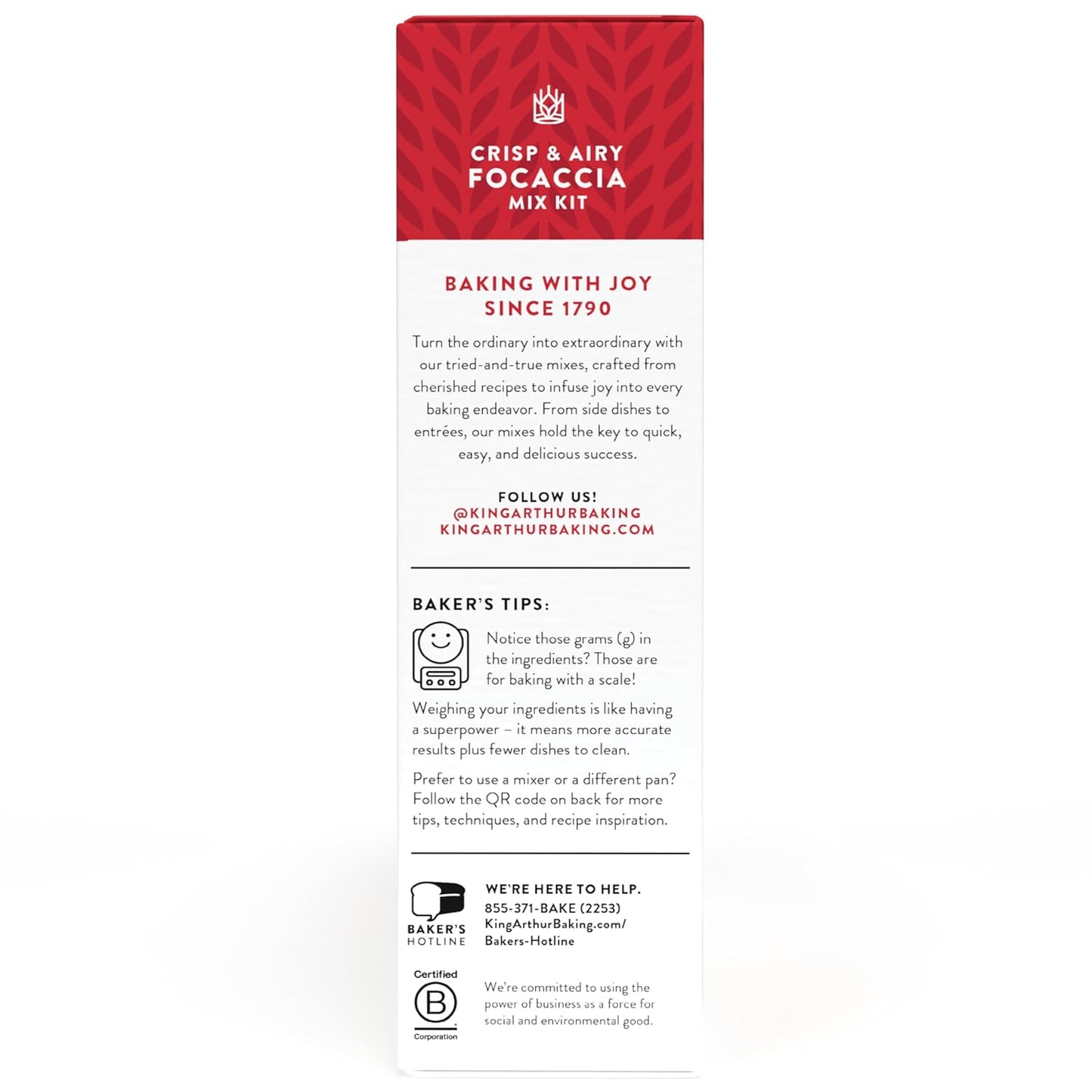 King_Arthur_Baking_Company_Crisp_&_Airy_Focaccia_Mix_Kit_18.4_oz.,_Baking_Mix_-_Ready_in_1_hour