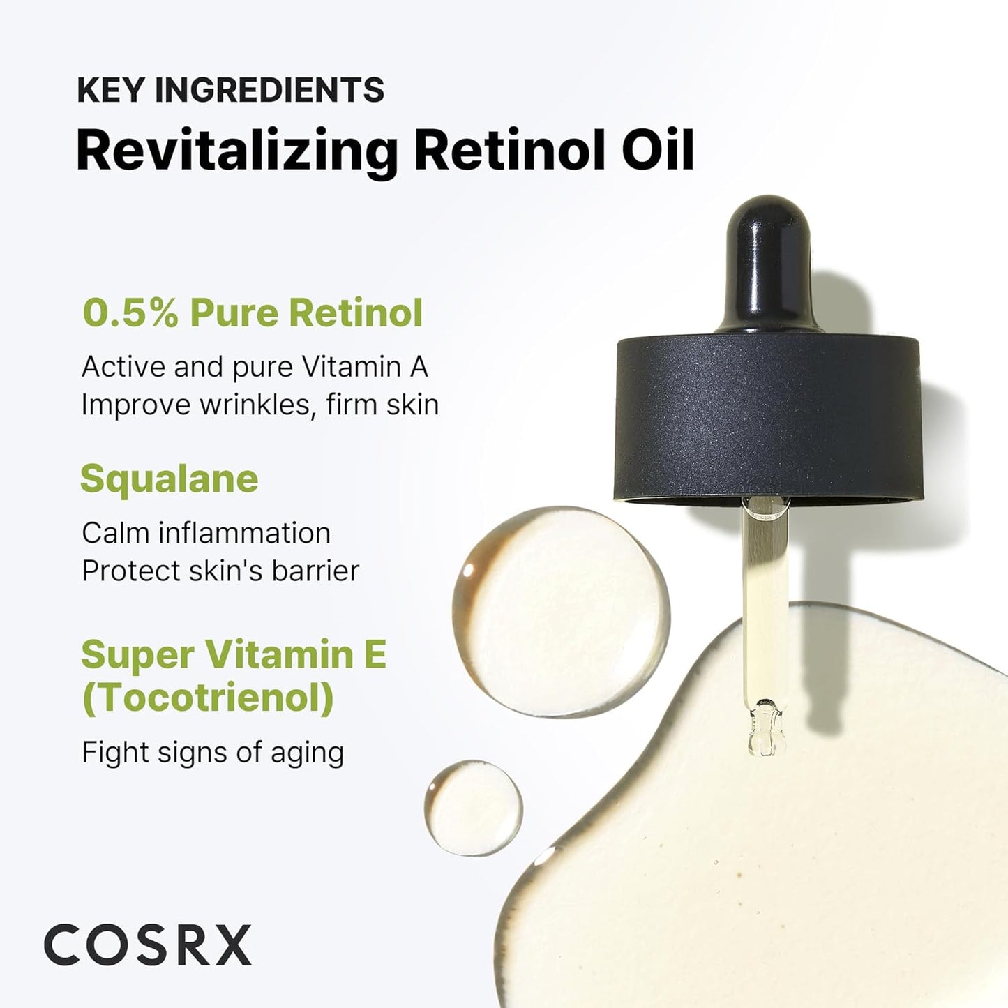 COSRX_Retinol_0.5_Oil,_Anti-aging_Serum_with_0.5%_Retinoid_Treatment_for_Face,_Reduce_Wrinkles,_Fine_Lines,_Gentle_Skincare_for_Day_&_Night,_Not_Tested_on_Animals,_Korean_Skin_Care