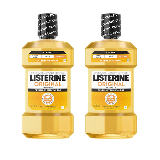 Listerine_Original_Intense_Antiseptic_Oral_Care_Mouthwash_to_Kill_99.9%_of_Germs_that_Cause_Bad_Breath,_Plaque_and_Gingivitis,_ADA-Accepted_Mouthwash,_Intense_Original_Flavored_Oral_Rinse,_1L_X_2
