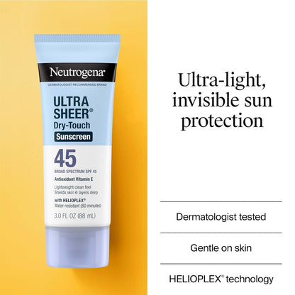 Neutrogena_Ultra_Sheer_Dry-Touch_Sunscreen_For_Face_&_Body,_SPF_45_Broad_Spectrum_UVA/UVB_Protection,_Lightweight_Water_Resistant_&_Non-Greasy,_Travel_Size_Sunscreen,_3_fl._oz_2_pack