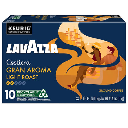 Lavazza_Costiera_Gran_Aroma,_Single-Serve_Keurig_K-Cup_Pods,_Light_Roast_Coffee,_60-Count_Box_(6_Packs_of_10)