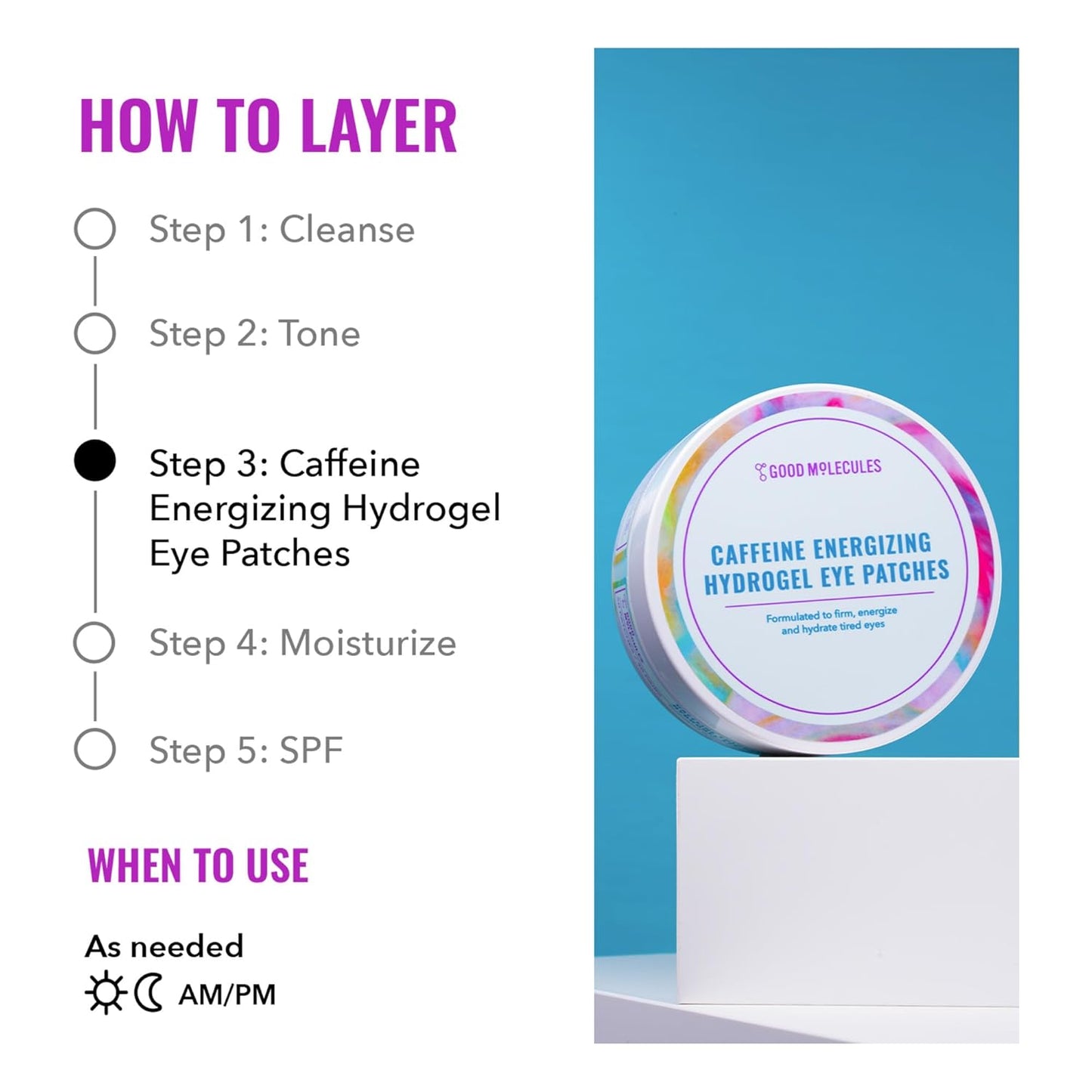 Good_Molecules_Caffeine_Energizing_Hydrogel_Eye_Patches_-_Eye_Mask_with_Hyaluronic_Acid_Hydrate_and_Reduce_Puffiness_-_Pack_of_30,_Skincare_for_Face
