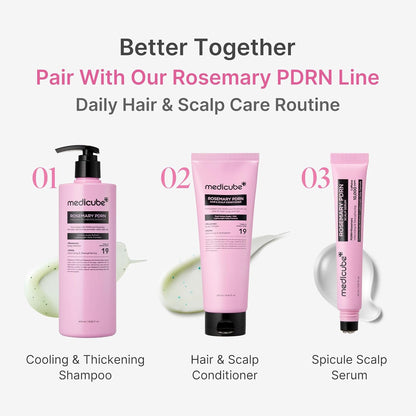 medicube_Rosemary_PDRN_Scalp_to_Strand_Nourishing_Conditioner_|_Lightweight_Yet_Effective_Care_for_Dry,_Fine,_Weak-Looking_Hair_|_Amino_Acid_for_Strength_&_Softness_|_Korean_Hair_Care,_8.45_fl.oz