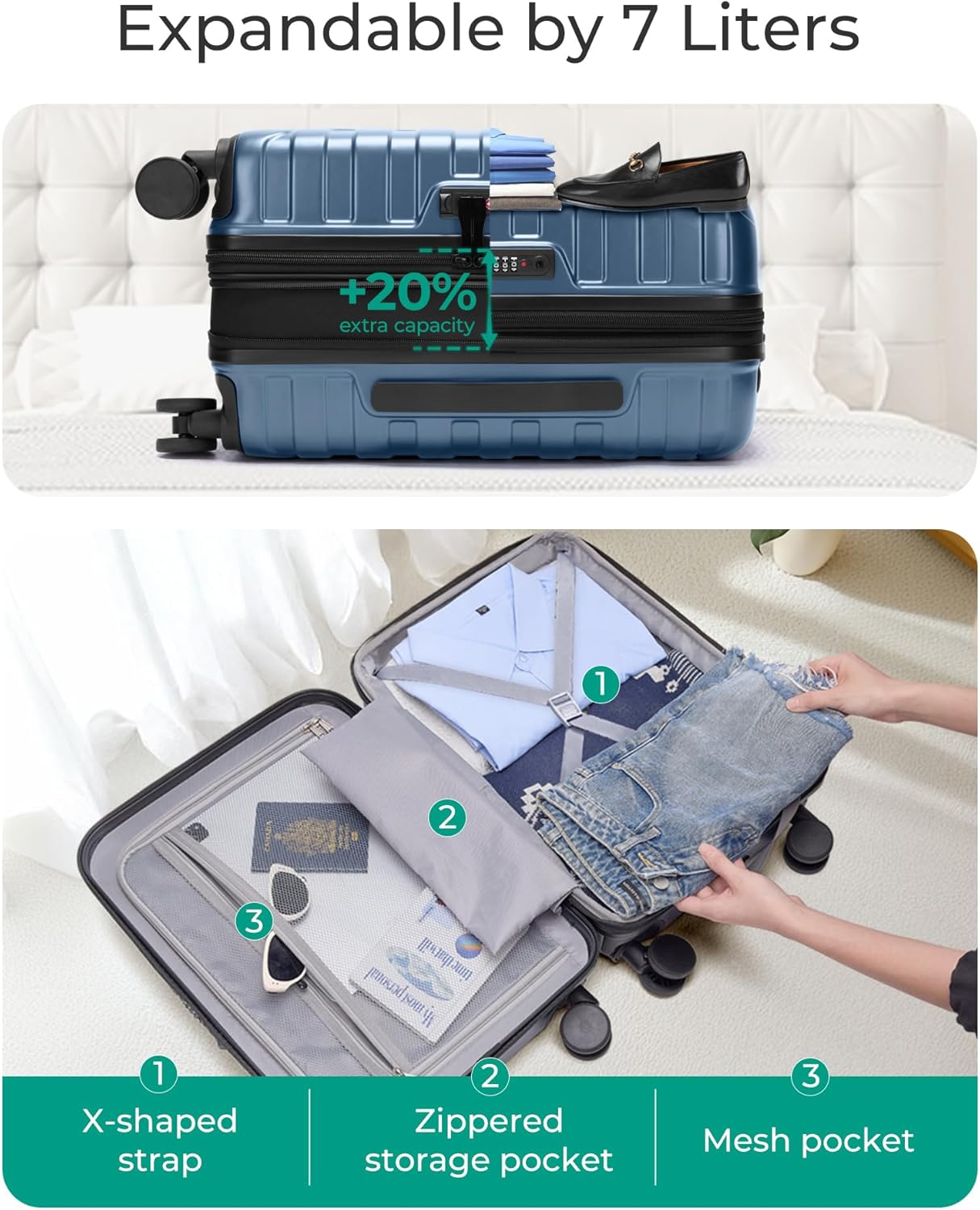 BAGSMART_Carry_On_Luggage_19_L_x14_W_x9_H_Airline_Approved_with_Spinner_Wheels,_Lightweight_20_Inch_Luggage_with_TSA_Lock,_Expandable_Hard_Shell_Carry_On_Suitcases_for_Men_Women,_Royal_Blue