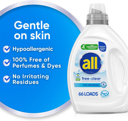all_free_clear,_Original,_Liquid_Laundry_Detergent_for_Sensitive_Skin,_Unscented_and_Hypoallergenic,_Concentrated,_50oz,_66_Loads