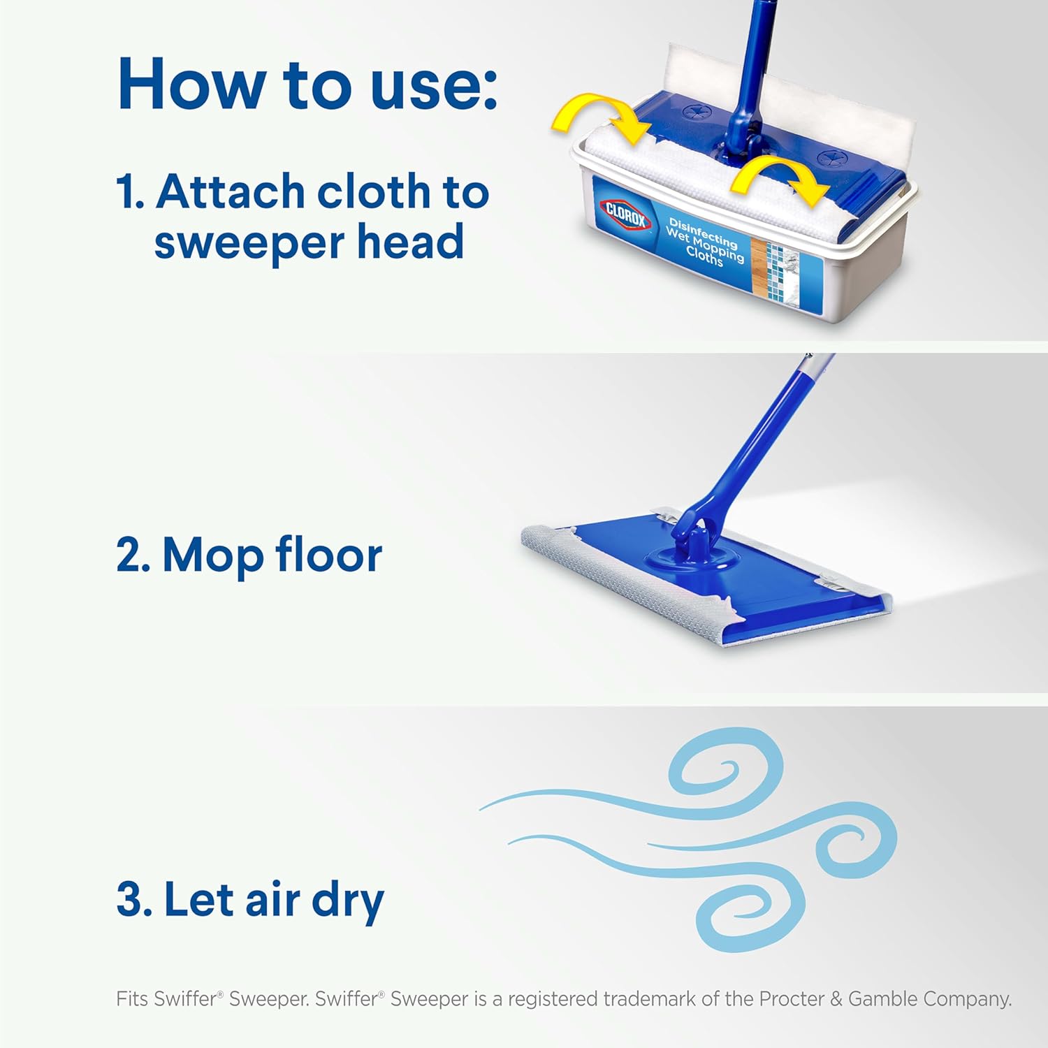 Clorox_Disinfecting_Wet_Mop_Pad,_Disposable_Mop_Heads,_Multi-Surface_Floor_Wipes,_Rain_Clean,_2_Packs,_24_Wet_Refills_Per_Pack_(Package_May_Vary)