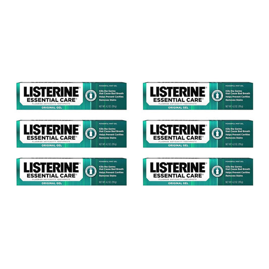 Listerine_Essential_Care_Toothpaste,_Bad_Breath_Treatment,_Cavity_Prevention,_Fluoride_Toothpaste;_Powerful_Mint_Flavor,_4.2_oz,_6_Pack