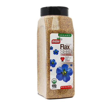 Badia_Organic_Ground_Flax_Seed,_16_oz_-_Superfood_High_in_Fiber_&_Omega-3,_Certified_Organic,_Non-GMO,_Baking,_Smoothies_&_Cooking