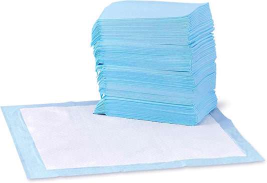Amazon_Basics_Leak-Proof_Dog_and_Puppy_Potty_Training_Pee_Pads_with_Quick-Dry_5-Layer_Super_Absorbent_Design,_Regular_Size_22_x_22_inch,_Blue_&_White,_100_Count
