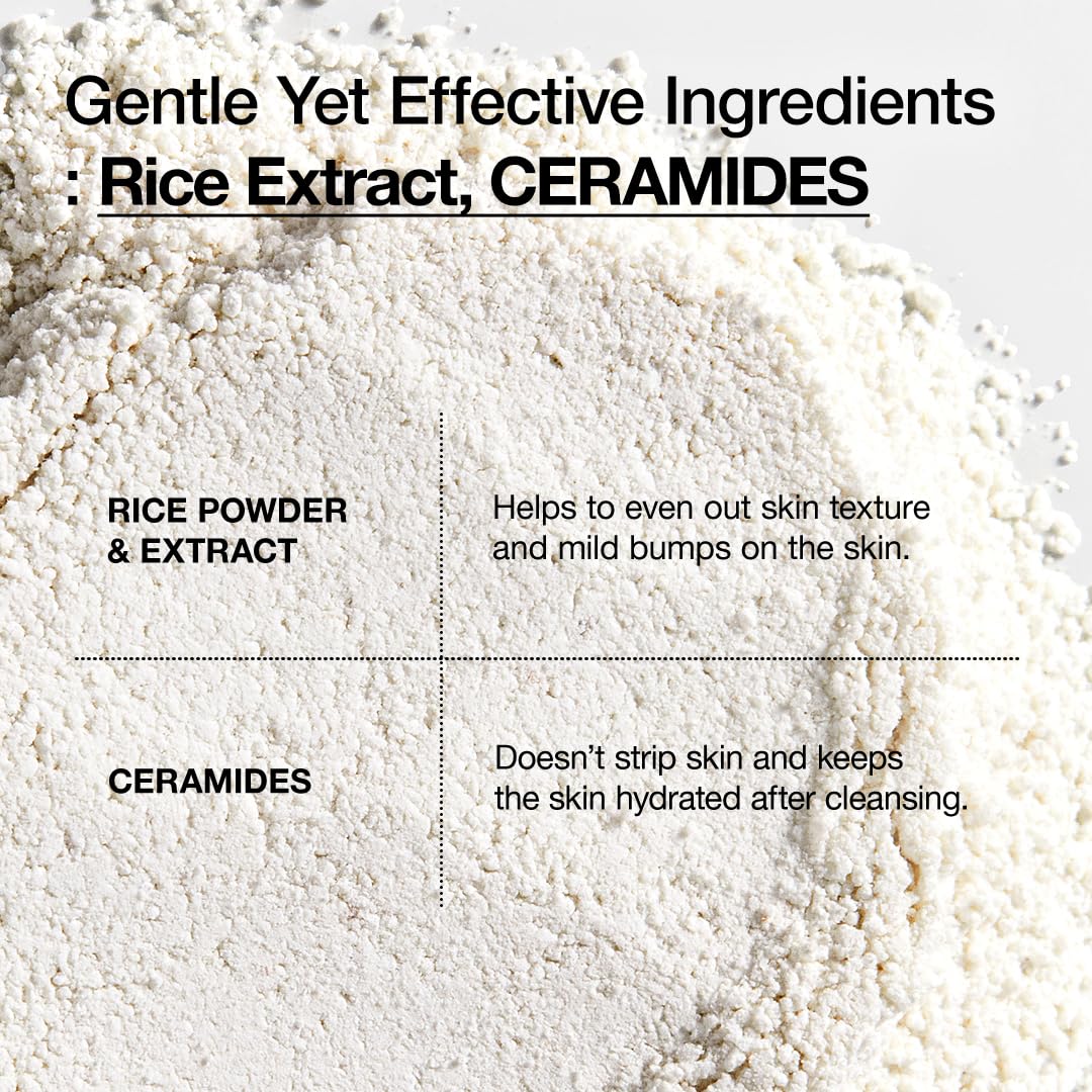 ANUA_Rice_Enzyme_Brightening_Cleansing_Powder,_Exfoliating_Powder-to-Foam_Cleanser,_Smooth_Texture_&_Clarity,_Hydrating_&_Gentle_Formula,_Korean_Skincare,1.41_fl.oz