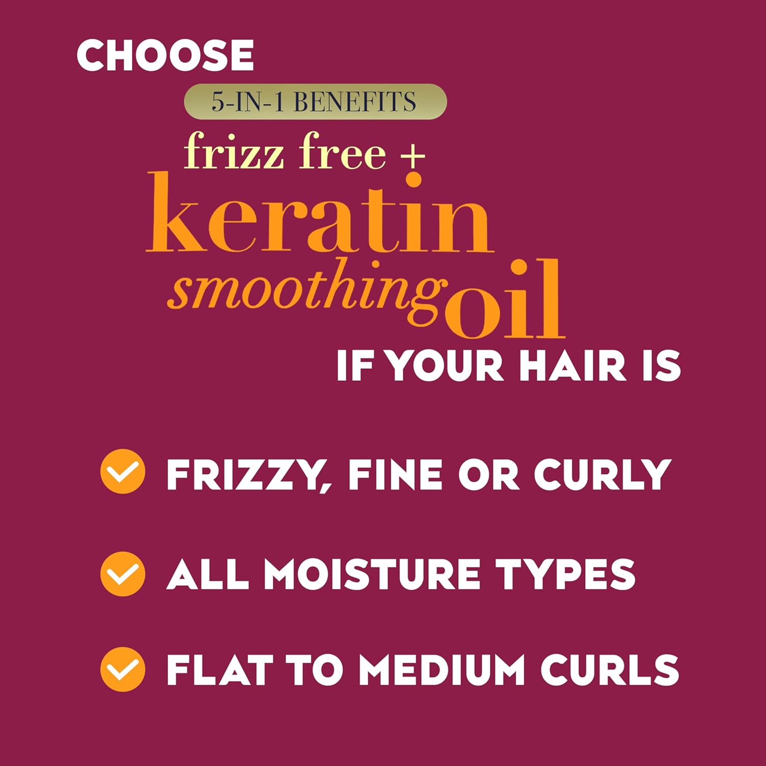 OGX_Frizz-Free_+_Keratin_Smoothing_Oil_Conditioner,_5_in_1,_for_Frizzy_Hair,_Shiny_Hair,_13_Fl_Oz