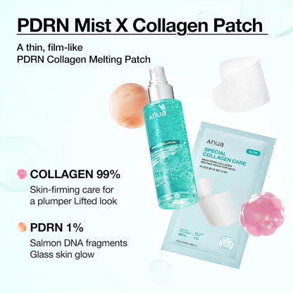Anua_PDRN_Collagen_Melting_Patch_for_Neck,_Lifting_and_Firming,_Thin_Film_for_Neck_Fine_Lines_&_Forehead,_Plumping_Effect_with_Salmon_DNA,_Korean_Skincare,_0.02g_x_4EA,_Patch_Only
