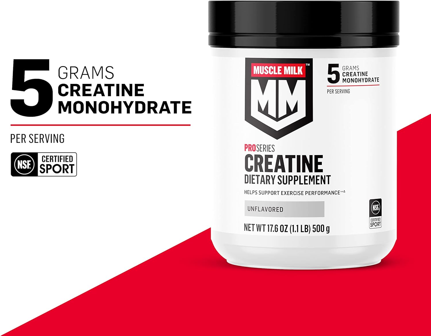 Muscle_Milk_Pro_Series_Creatine_Powder_Supplement,_Unflavored,_1.1_Pound,_100_Servings,_5g_Creatine_Monohydrate,_NSF_Certified_for_Sport,_Packaging_May_Vary