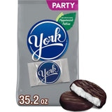 YORK Dark Chocolate Peppermint Patties, Halloween Candy Party Pack, 35.2 oz