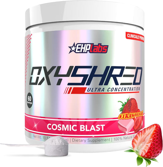 EHP_Labs_OxyShred_Pre_Workout_Powder_-_Preworkout_Powder_with_L_Glutamine_&_Acetyl_L_Carnitine,_Energy_Boost_Drink_-_Cosmic_Blast,_60_Servings