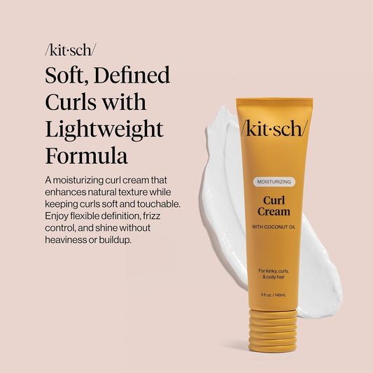 Kitsch_Moisturizing_Curl_Cream_for_Curly_Hair_–_Lightweight_Curly_Hair_Products_for_Men_&_Women_|_Defines_Curls,_Controls_Frizz_&_Boosts_Shine_|_Hydrating_Curling_Cream_-_Ideal_Gifts_for_Women