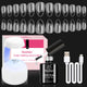 0-4-Amond Short 504pcs (Etch X Nail Tips Kit)