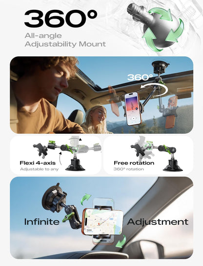 MAGIC_JOHN_Car_Phone_Holder,_Ultra-Durable_Mteal_Phone_Holders_for_Your_Car,_360°_Rotation_Cell_Phone_Car_Mount_for_Windshield,_Suction_Cup_Car_Phone_Mount_for_iPhone_Samsung_All_Smartphone