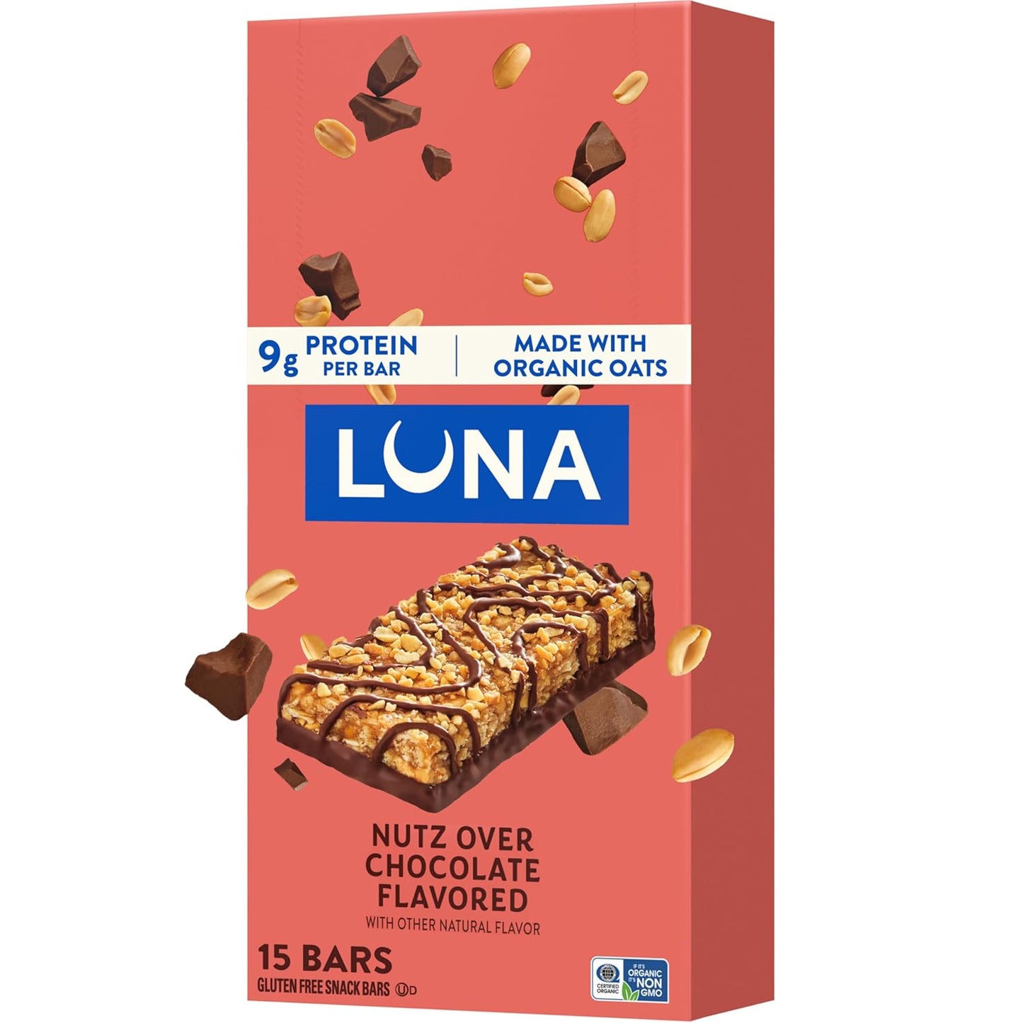 LUNA_Bar_-_Nutz_Over_Chocolate_Flavor_-_Gluten-Free_-_Non-GMO_-_7-9g_Protein_-_Made_with_Organic_Oats_-_Low_Glycemic_-_Whole_Nutrition_Snack_Bars_-_1.69_oz._(15_Count)