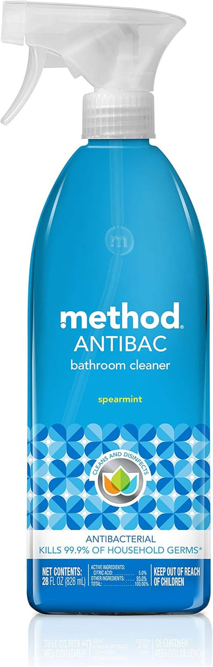 Method_Antibacterial_Bathroom_Cleaner,_Spearmint,_Removes_Mold_+_Mildew_stains,_28_Fl_Oz