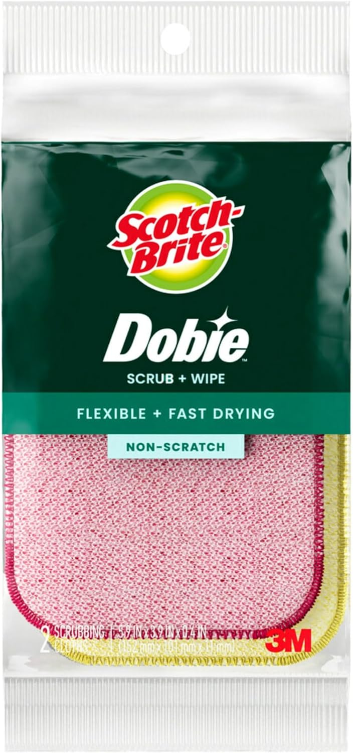 Scotch-Brite_Dobie_Scrub_&_Wipe_Cloths,_Sponge_Cloths_for_Cleaning_Kitchen,_Bathroom,_and_Household,_Dobie_Scrub_and_Wipe_Cloth_Absorbs_and_Doesn't_Scratch,_2_Cleaning_Cloths