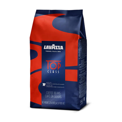 Lavazza_Top_Class_Whole_Bean_Coffee_Blend,_Medium_Espresso_Roast_Bag,_2.2_Pound_(Pack_of_1),_Authentic_Italian,_Blended_and_roasted_in_Italy,_Full_bodied_with_smooth_and_balanced_flavor