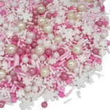 Sprinkles | Frozen in Sugar Sprinkle Mix | Blue Sprinkles | Confetti Sprinkles | Metallic Sprinkles | Snowflake Sprinkles | Cake Sprinkles (Pink purple blue)