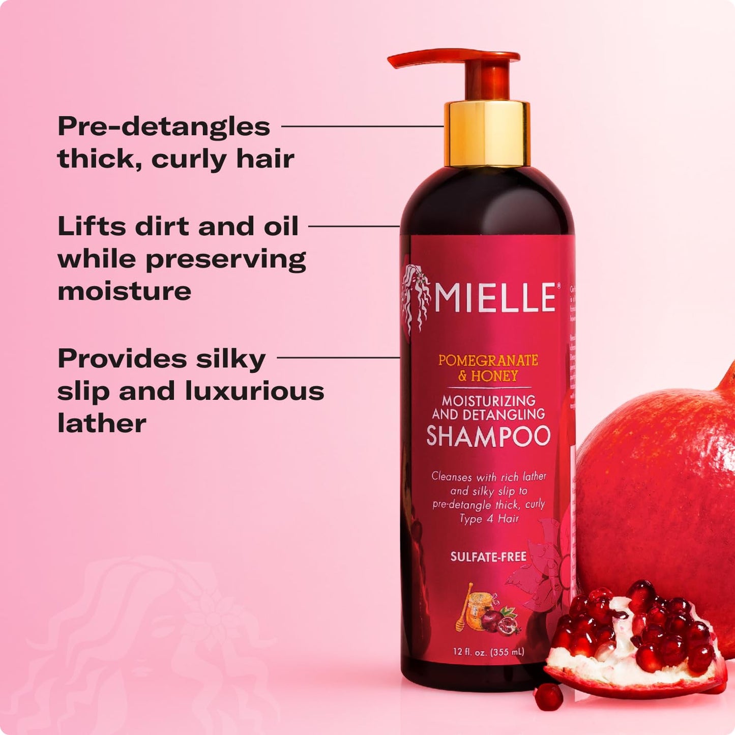 Mielle_Organics_Pomegranate_&_Honey_Detangling_&_Moisturizing_Shampoo_-_Curly_Hair_Shampoo_for_Women_-_Enriched_with_Honey_&_Babassu_Oil_to_Lift_Dirt,_Loosen_Tangles_&_Retain_Moisture_(12_Fl_Oz)