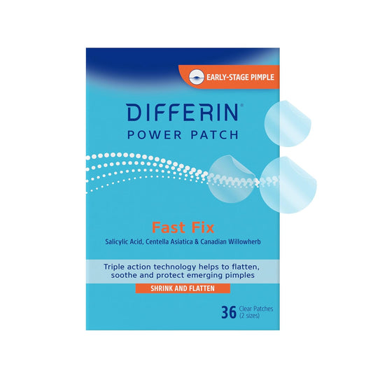 Differin_Acne_Patches,_Pimple_Patches_for_Acne_Prone_Skin,_Formulated_with_Salicylic_Acid_and_Centella,_Fast_Triple_Action_Power_Patch_for_Day_&_Night,_Dermatologist_Tested,_36_Count