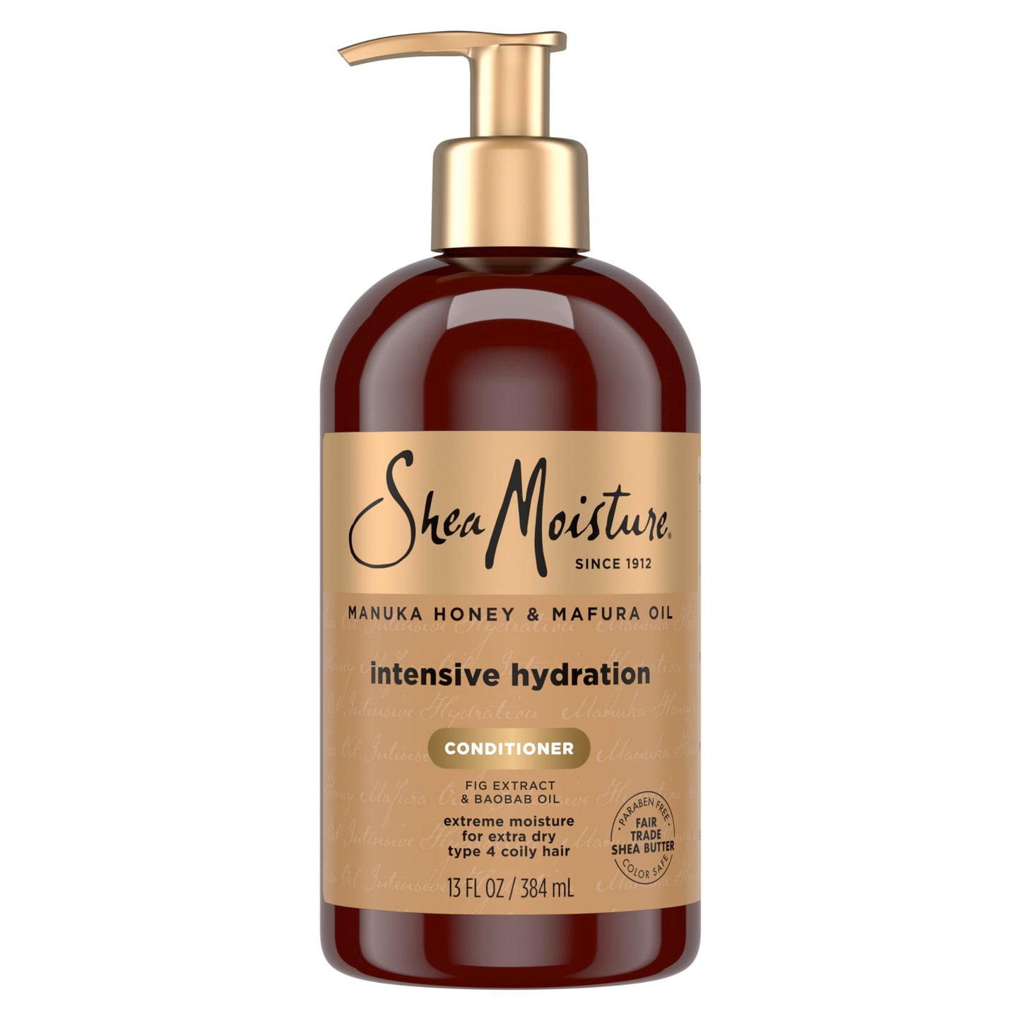 SheaMoisture Intensive Hydration Conditioner Manuka Honey and Mafura Oil for Dry, Damaged Hair Deep Moisturizing Conditioner 13 oz