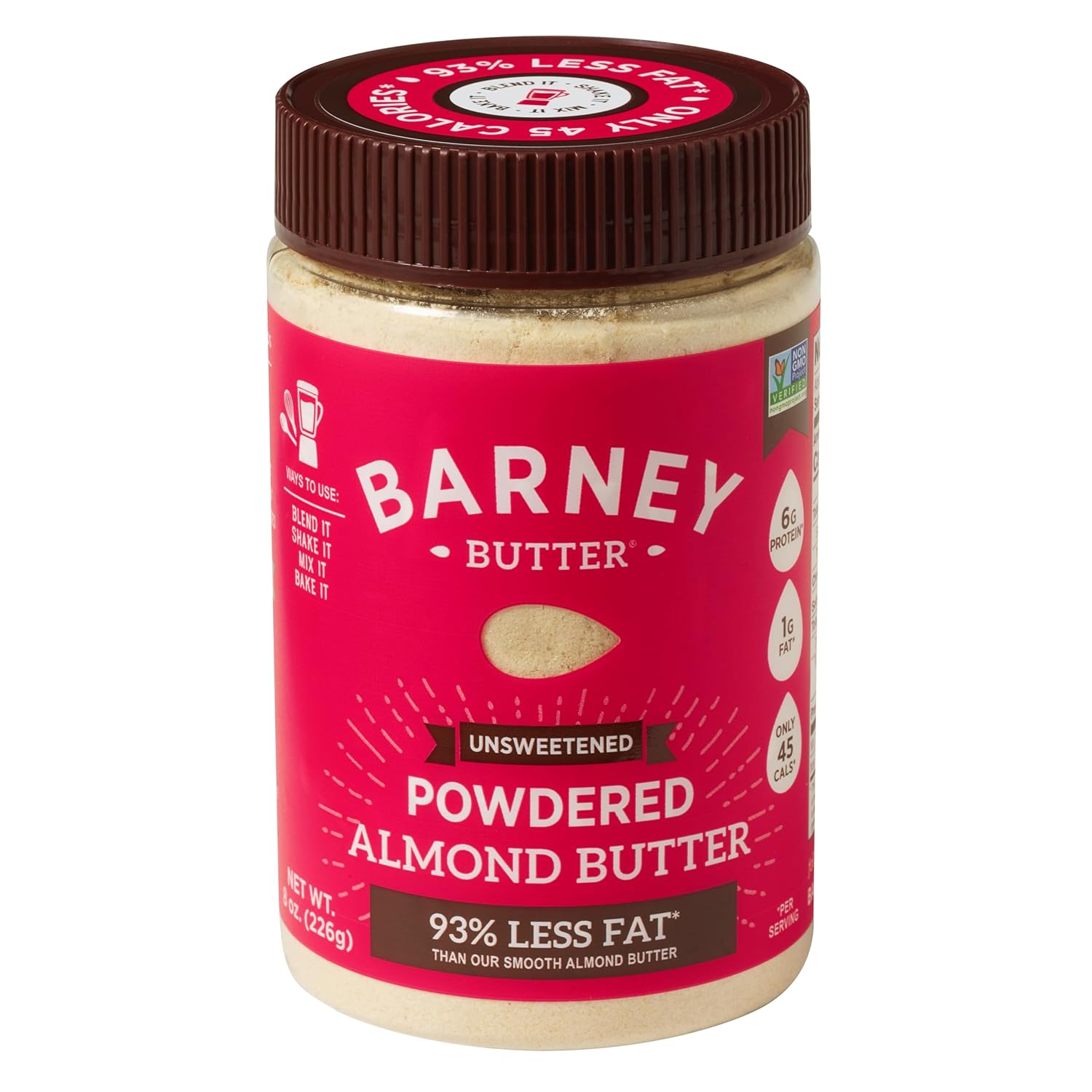 Barney_Butter_Powdered_Almond_Butter,_Unsweetened,_8_Ounce_Jar,_No_Added_Sugar_or_Salt,_Non-GMO,_Gluten_Free,_Keto,_Paleo,_Vegan