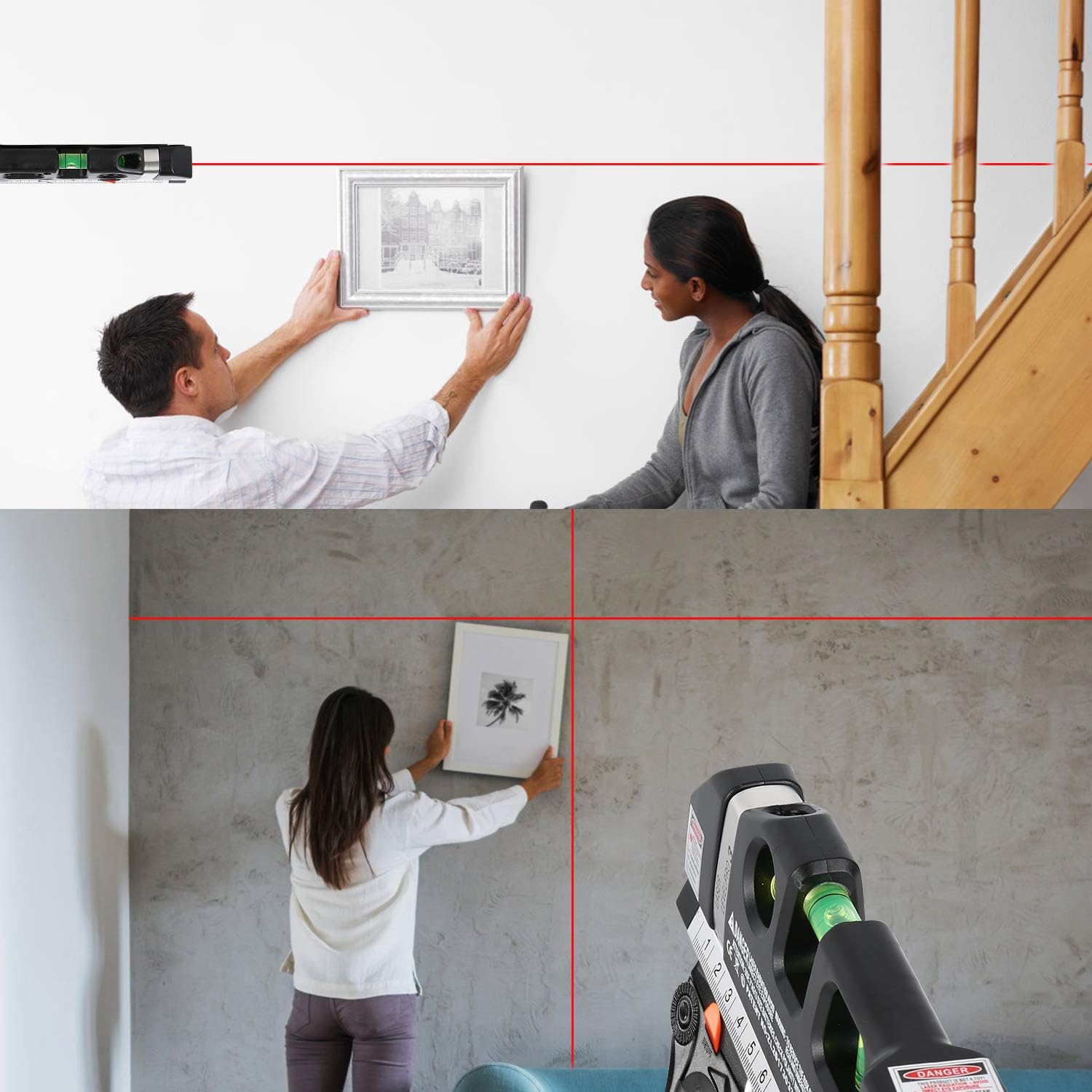 Laser_Level_Line_Tool,_Multipurpose_Laser_Level_Kit_Standard_Cross_Line_Laser_leveler_Beam_Tool_with_Metric_Rulers_8ft/2.5M_for_Picture_Hanging_cabinets_Tile_Walls_by_AikTryee.
