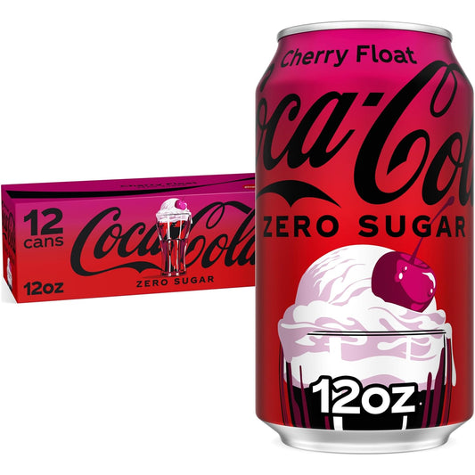 Coca-Cola_Zero_Sugar_Cherry_Float_Soda_Soft_Drink_Cans,_12_fl_oz,_12_Pack